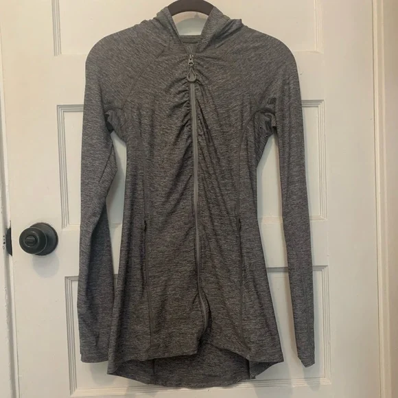 Athleta Vitamin Sea Heather Gray Jacket - Picture 16 of 16